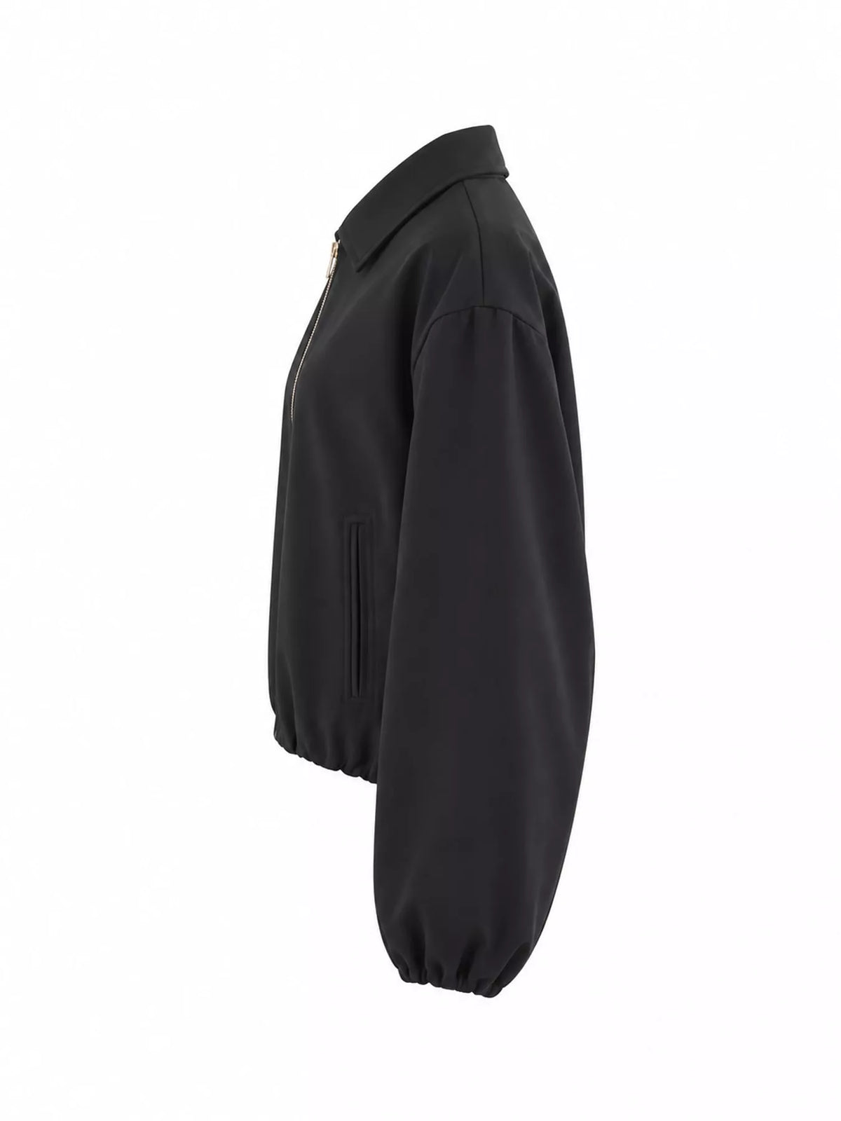 Cropped Zip-Up Jacket