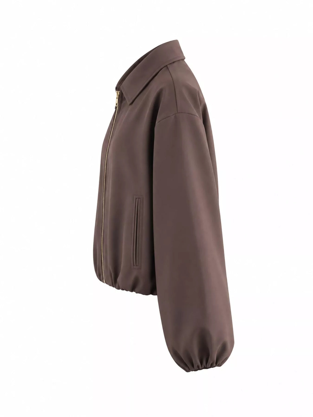 Cropped Zip-Up Jacket